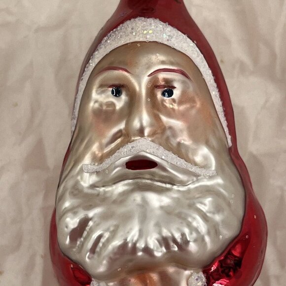 Radko ST NICKCICLE Icicle Spiral 10” Ornament 92-107‎ Santa Claus 2-Sided Icicle - Picture 7 of 7